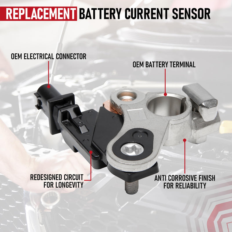 Battery Current Sensor Replacement by AA Ignition - Fits Chrysler, Fiat, Dodge, Honda, Jeep, Ram - Challenger, Charger, Viper, 500, Civic, CRV, Cherokee, Wrangler, 1500-4692269AI, 38920-TR0-A02