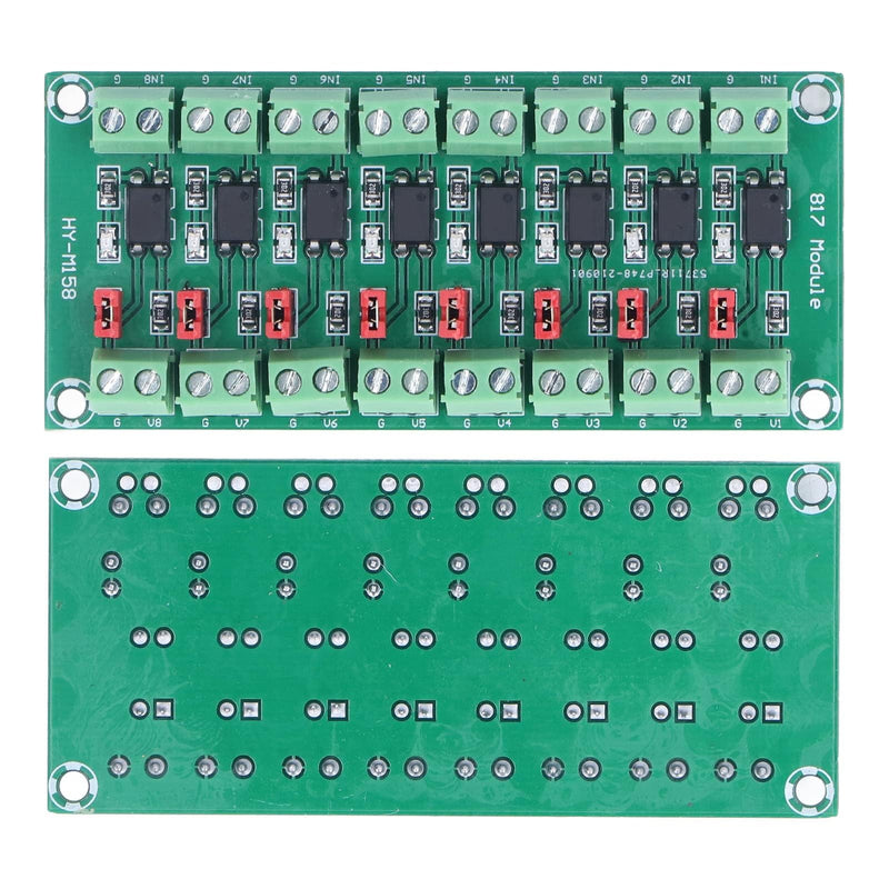 8 Channel Optocoupler Insulation Board Module 817 3.6-30V Optoelectronic Insulated Module Optocoupler Insulation Board