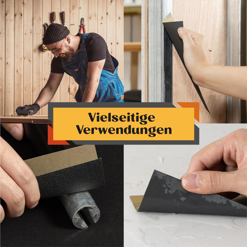 [Australia - AusPower] - Professional sanding sheets, set of 45 with 80 - 3000 grit, wet and dry. Sandpaper for car, furniture, stone, varnish, metal, glass 45 Stück 