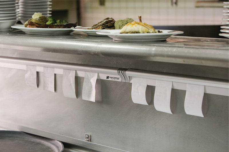 [Australia - AusPower] - San Jamar Check Rack with Mounting Screw Pack for Kitchens and Restaurants, Stainless Steel, 36 Inches, Silver 