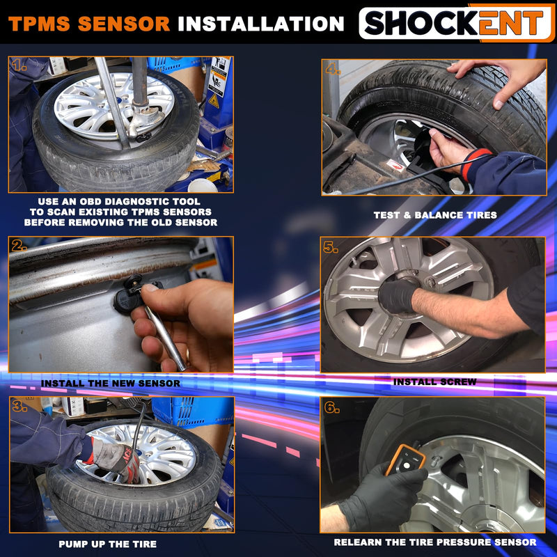 [Australia - AusPower] - Upgraded 433Mhz TPMS Sensor 13598773 for:-Chevy Malibu 2016-2022, Cruze 2016-2019, Impala 2017-2018, Traverse 2021-2022; for:-GMC Acadia 2016-2022;Tire Pressure Monitoring System Sensor 4Pcs 