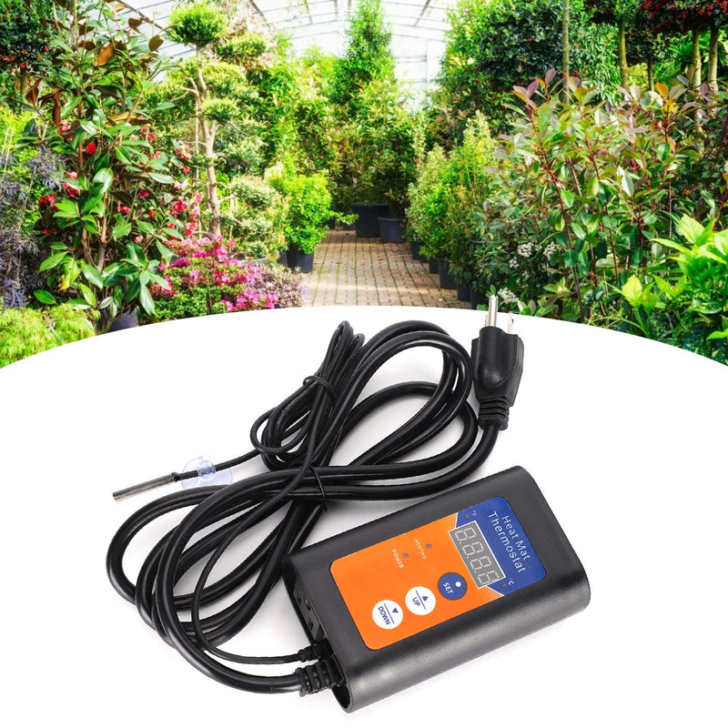 [Australia - AusPower] - LiebeWH Digital Temperature Controller 1000W with LCD Display for Reptile Terrarium and Home Brewing 