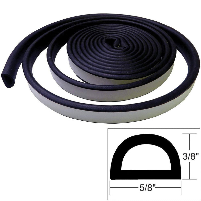 Taco Metals Taco Marine V30-0109B10-1 Weather Seal Tape - 3/8" x 5/8" x 10', Black