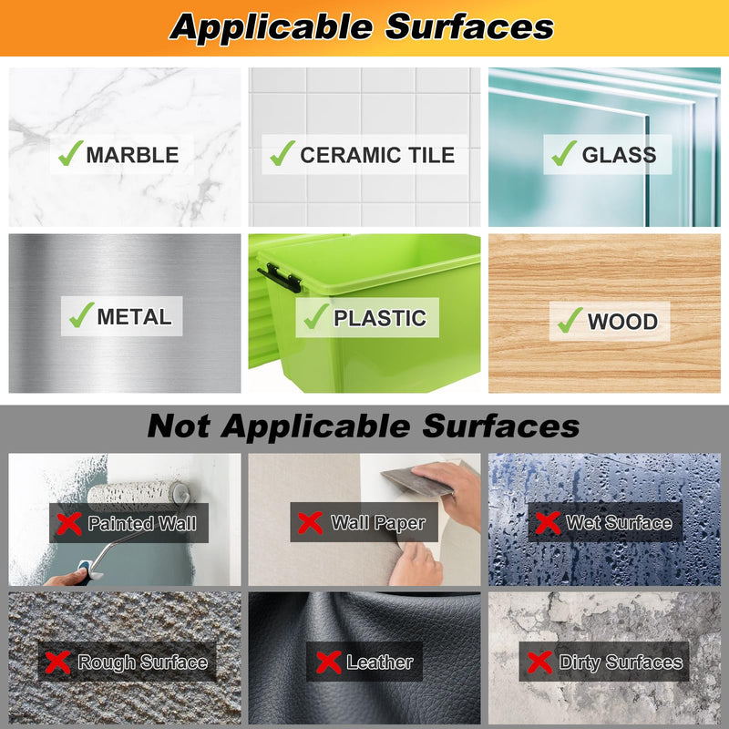 Summerbrite Heavy Duty Double Sided Foam Tape, 1 Inch x 25 Ft (2 Rolls, 50 Ft Total), 0.05 Inch Thick Industrial Grade Waterproof Mounting Tape for Automotive, LED Strip Lights, Home & Office 1INX25FT 2 Pack