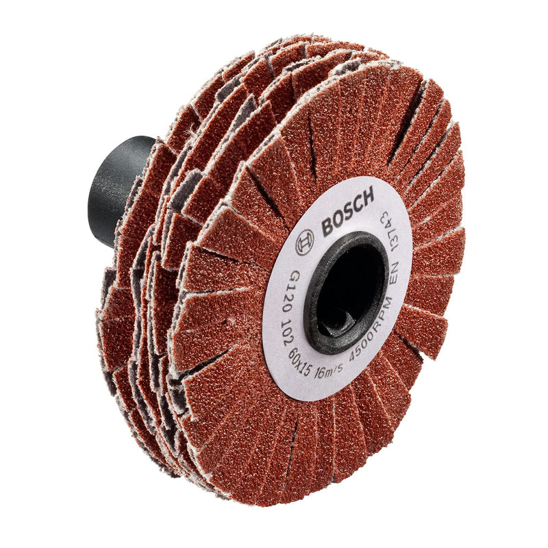 [Australia - AusPower] - Bosch 1600A00155 Sanding Roller Flexible Roll SW15 K120 for Bosch PRR 250 Removing Roller Körnung 120 