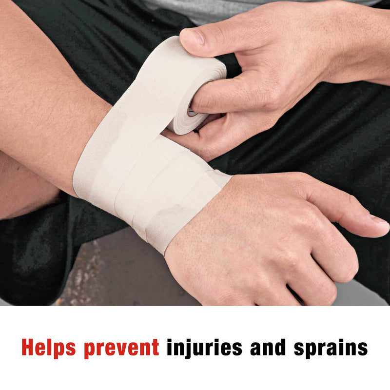 ACE-544991 Brand Sports Tape, 1.5 in. x 10 yds., White, 1 count