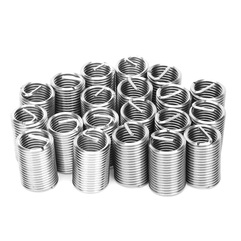 [Australia - AusPower] - Wire Thread Inserts Screws Sleeve Assortment Kit, 20Pcs M12 x 1.5 Stainless Steel Helical Coiled Wire Screw Repair Sleeve(2.5D) 2.5D 