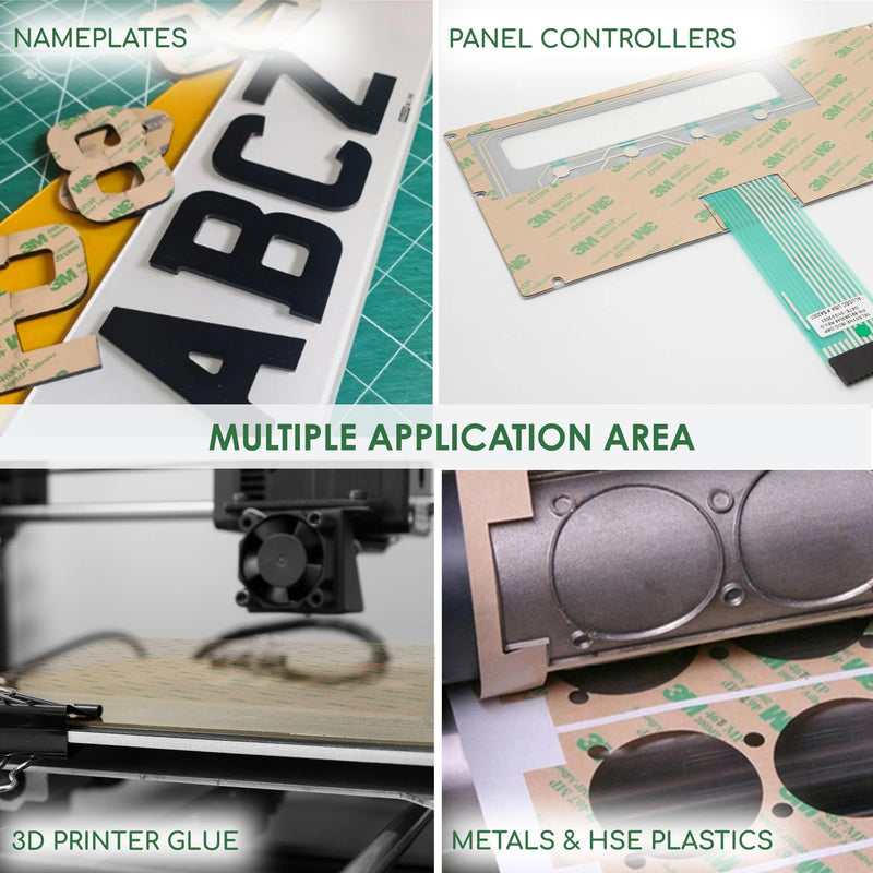 [Australia - AusPower] - Adhesive Transfer Tape, Double Sided Transfer Sheet, 468MP, 8inch x 8inch (5-Pack) 8 inch x 8 inch 