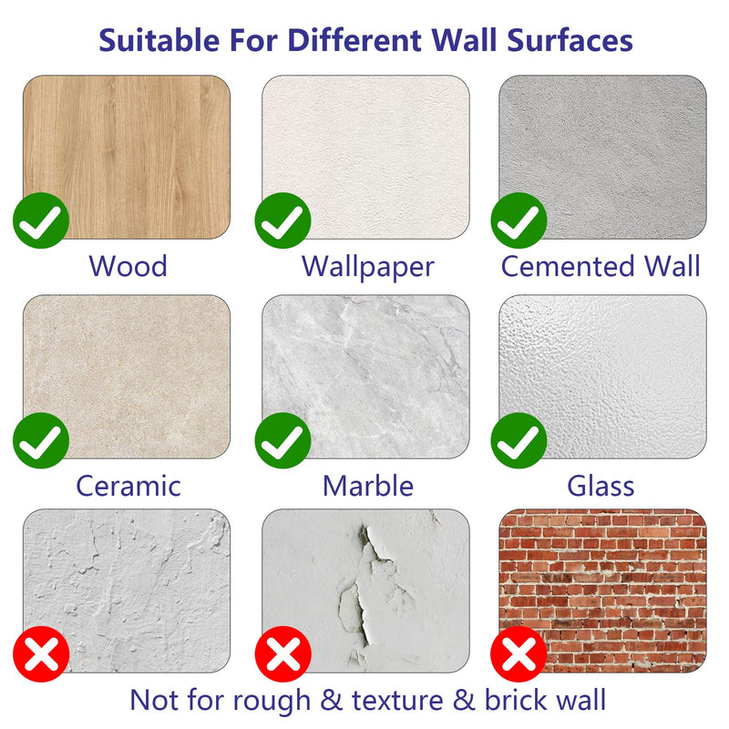 [Australia - AusPower] - 3 1/4 in Wall Protector Round, 10 Pack Doorknob Wall Shield Guard Door Stop, Rigid Vinyl Hard Wall Protection Pads White with Self Adhesive Sticker, HOME MASTER HARDWARE 3 1/4 in - 10 Pack 