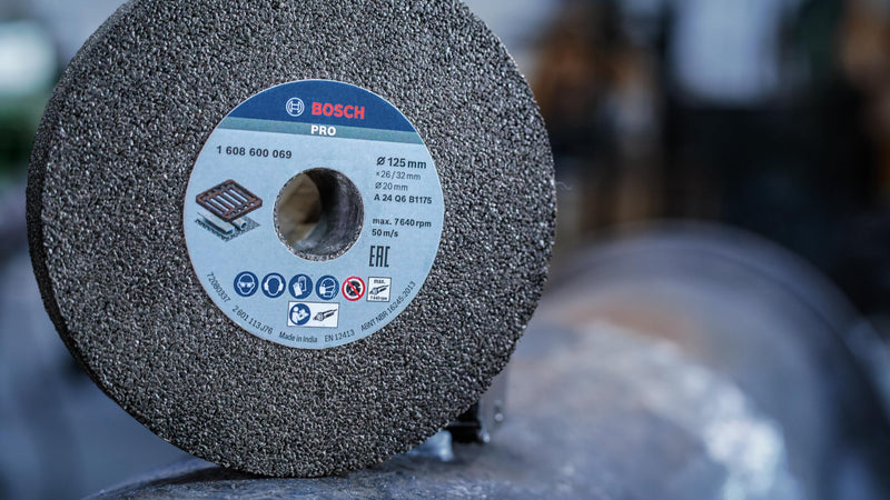 Bosch Professional 1 x Sanding Disc (for Grey Cast Iron, Diameter 125 mm, Grit 24, Accessories for Straight Sanders) Ø 125 mm