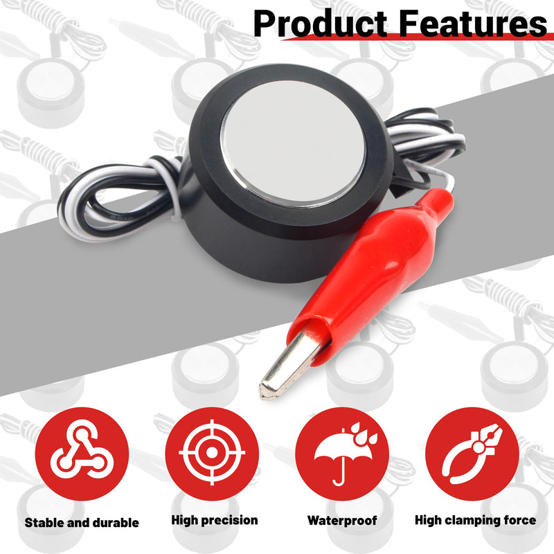 [Australia - AusPower] - CNCTOPBAOS CNC Router Z-Axis Tool Setting Touch Probe with 2 Pin Connector, Auto-Check Tool Setter Plate Zero Sensor Block for 3018-PRO/MAX/Plus, 3020 Plus,4030, 4540 etc Engraving Milling Machine 