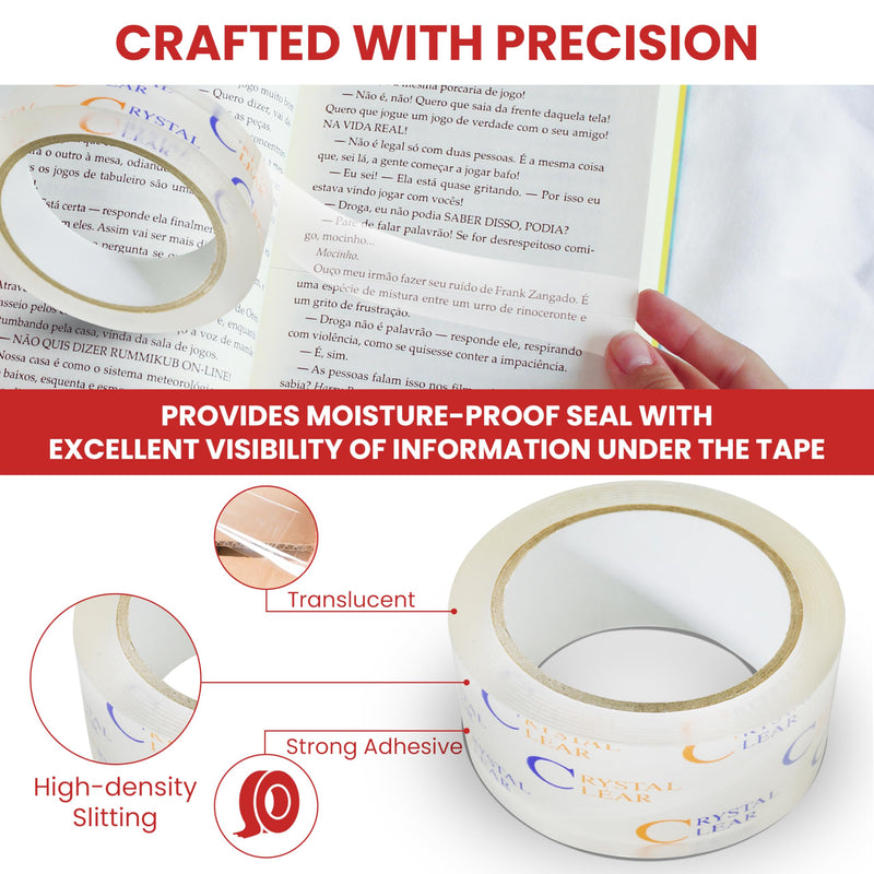 GGR Supplies T.R.U. LP-20CC Book Repair Crystal Clear Label Protection Tape: 1 in. x 72 yds. (Pack of 1) 1 in. x 72 yds (Pack of 1)