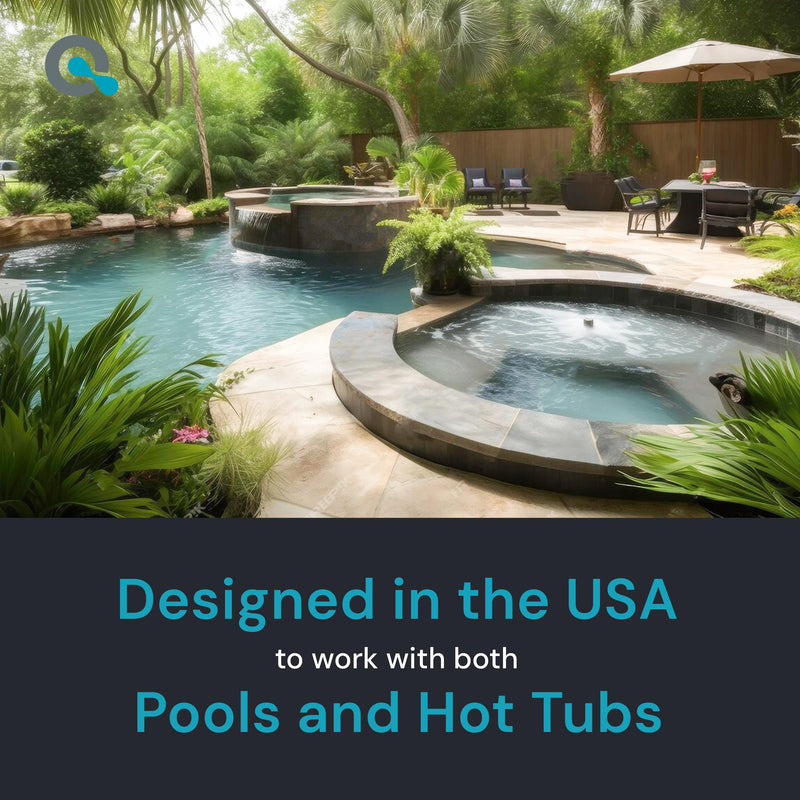 [Australia - AusPower] - AquaDoc 7-in-1 Spa & Hot Tub Test Strips - 200 Pool Test Strips for pH, Chlorine, Hardness, Bromine, Cyanuric Acid, Alkalinity 