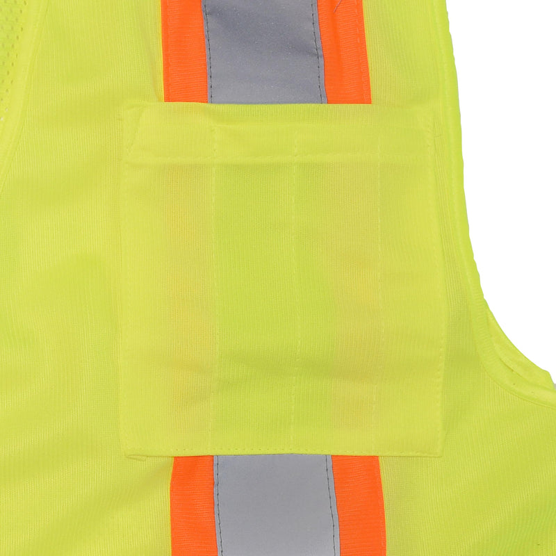 Radians SV6G5X Two Tone Surveyor Class 2 Safety Vest, 5X-Large, Green Safety Green
