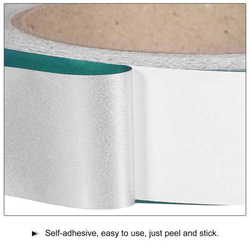 [Australia - AusPower] - PATIKIL White on Green Color Arrow Tape Vinyl Stickers Arrow Labels 30mm/1.2" for Pipe Markers, 1 Roll 