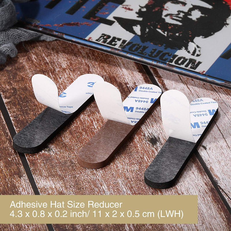 [Australia - AusPower] - Bememo 20 Pieces Hat Size Tape Hat Size Reducer Foam Reducing Tape for Caps Sweatband 4.3 x 0.8 x 0.2 Inch Color Set 2 