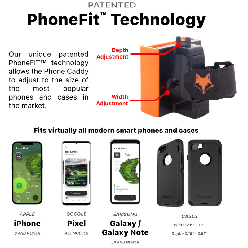 [Australia - AusPower] - DESERT FOX GOLF Phone Caddy (Blue Line) Blue Line 