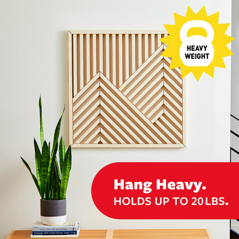 [Australia - AusPower] - Command 20 Lb XL Heavyweight Picture Hanging Strips, Damage Free Hanging Picture Hangers, Heavy Duty Wall Hanging Strips for Living Spaces, 8 White Adhesive Strip Pairs X-Large [8 strip sets] 