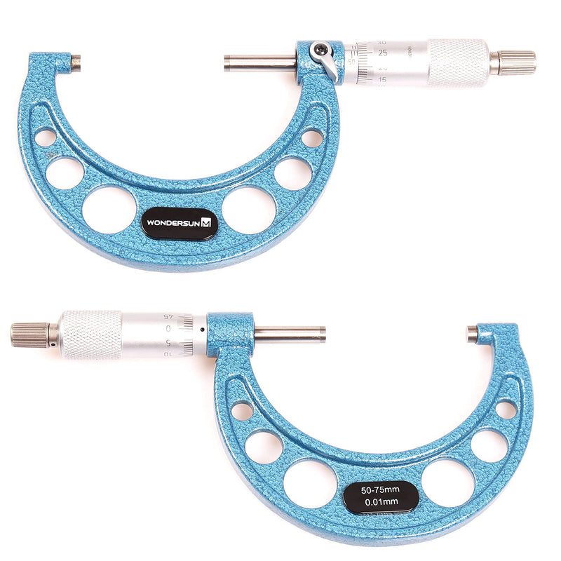 [Australia - AusPower] - Outside Micrometer 2-3" Measuring Range Professional Premium Precision Machinist Tool 0.0001" Graduation 2-3" 