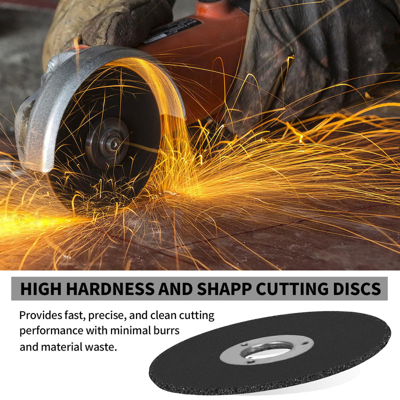 [Australia - AusPower] - 2 Inch Cut Off Wheel with 1/4 Stem Mounting Mandrel for Die Grinder, W3/8" Arbor Hole Cutting Wheel for Metal & Stainless Steel Rotary Tool Drill Attachment Bolt Cutter Discs 2 Inch Cutting Wheel + Mandrel (5+1) 2 Inch Cutting Wheel + Mandrel (5+1) 