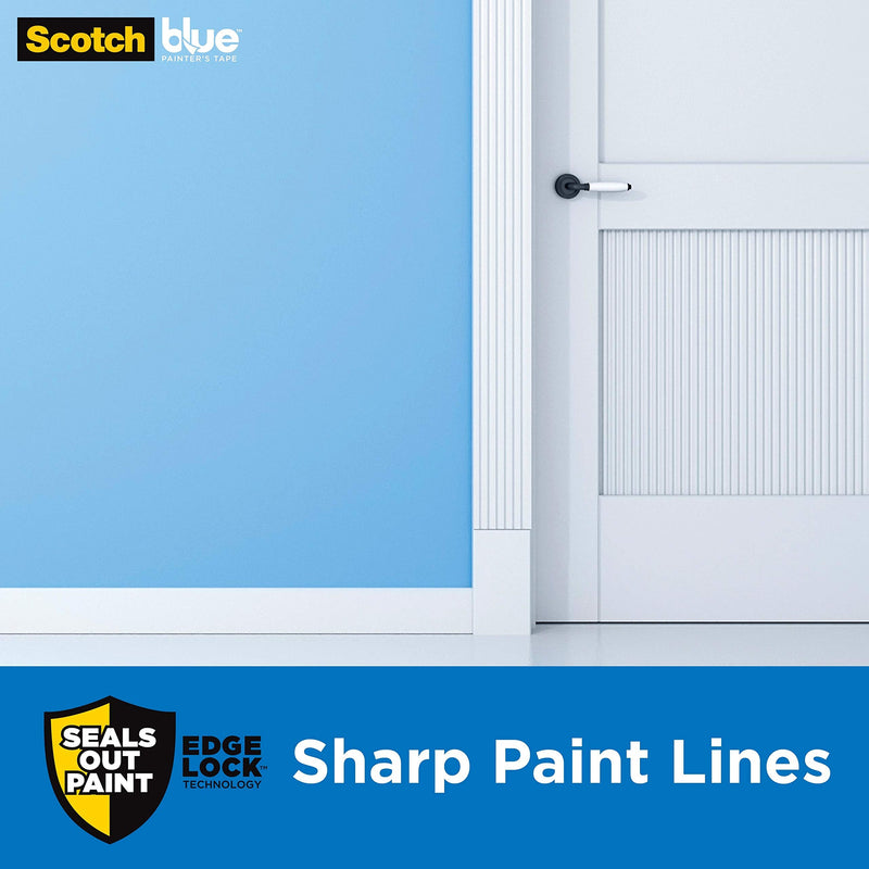 [Australia - AusPower] - ScotchBlue Sharp Lines Multi-Surface Painter's Tape, 0.94 Inches x 60 Yards, Blue, Paint Tape Protects Surfaces and Removes Easily, Edge-Lock Painting Tape for Indoor and Outdoor Use (2093-24EC) 