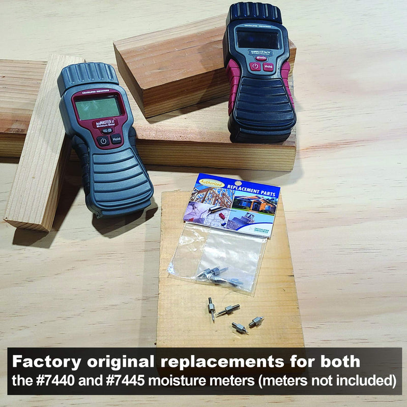 [Australia - AusPower] - Calculated Industries 7442-PINS AccuMASTER Moisture Meter Replacement Pins Pack - Two Pairs of Pins Fit AccuMaster models 7440 and 7445 - Stainless Steel 