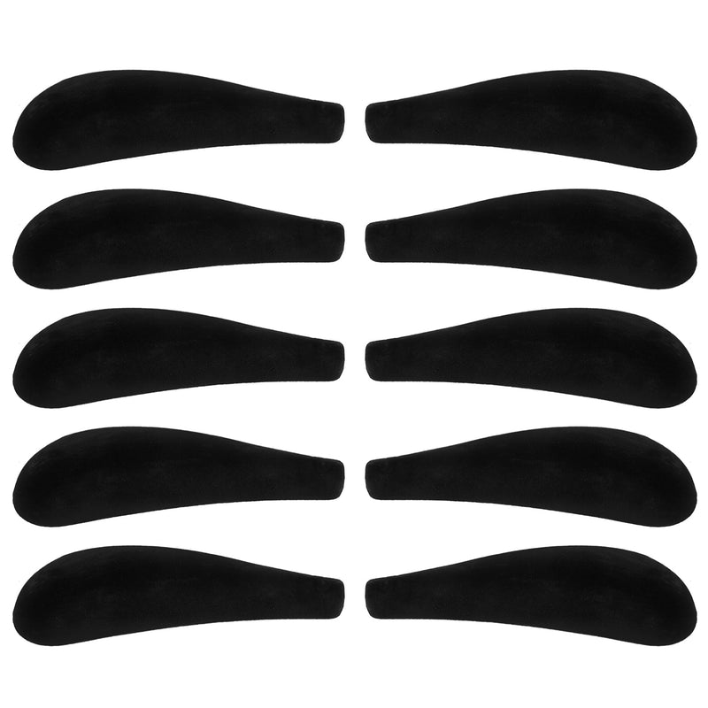 Luxshiny Clothes Hanger Shoulder Pads 10 Pack Foam for Sweaters Coats and Delicate Garments 5.51X1.77X1.18 Inches No Shoulder Bump Hangers for Closet Organization 14.00X4.50X3.00CM
