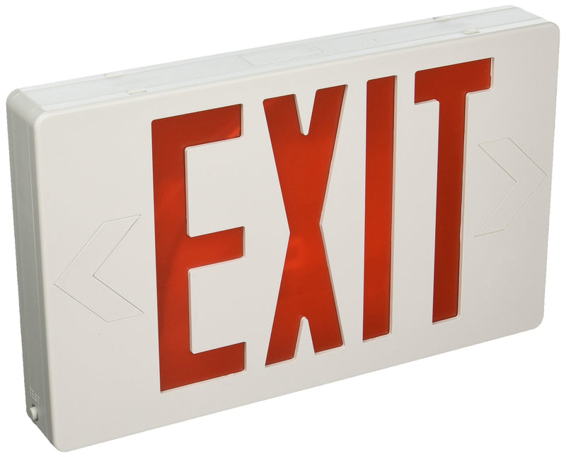 Ciata Led Emergency Exit Sign with Battery Backup - Emergency Fire Exit Lights, Light up Exit Sign, Lighted Exit Signs, Exit Signs for Business, Neon Exit Light, Single and Double-Sided, Red, 1 Pack