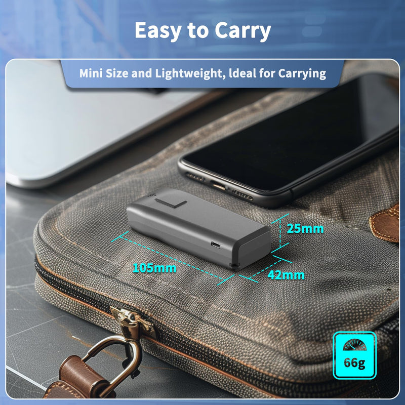 [Australia - AusPower] - NetumScan Mini QR Bluetooth Barcode Scanner, 3-in-1 Automatic 1D 2D Wireless Barcode Reader for Inventory, Small Bar Code Scanner for POS, Computer, Tablet, iPhone, iPad, iOS, Android 1D&2D 