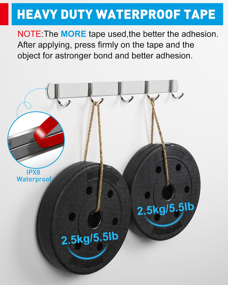 EMITEVER Double Sided Tape Heavy Duty, Tesa Adhesive Mounting Tape Waterproof, 0.59IN x 27FT Strong Acrylic Foam Tape for Walls, Automotive, Home Office Decor 0.59IN x 27FT-6411