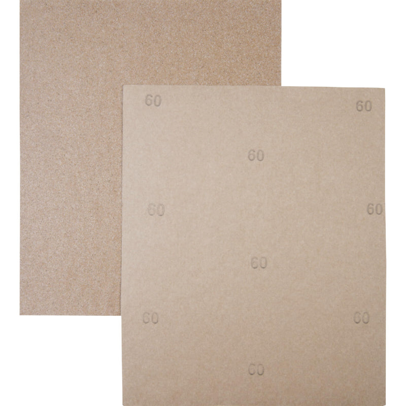 Connex Flint Sandpaper Set - 10 Pieces - With Flint Coating - Suitable | Various Grits K60, K80, K120, K220 - Suitable for Wood and Painted Surfaces - Sanding Sheets Flint (wood and lacquered surfaces)