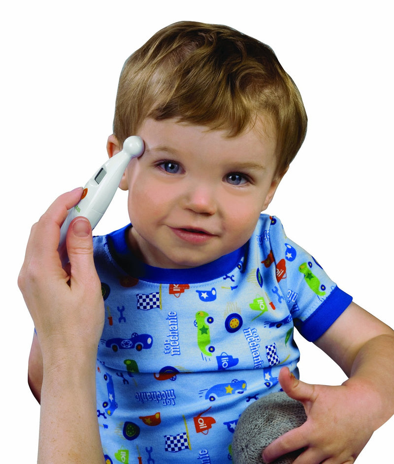 [Australia - AusPower] - Veridian Healthcare Temple Thermometer | Infrared Measurements | Fast 6-Second Readout | Fever Alert | Backlit Display | Programmable Timer | 1-Year Warranty (Pack of 2) 