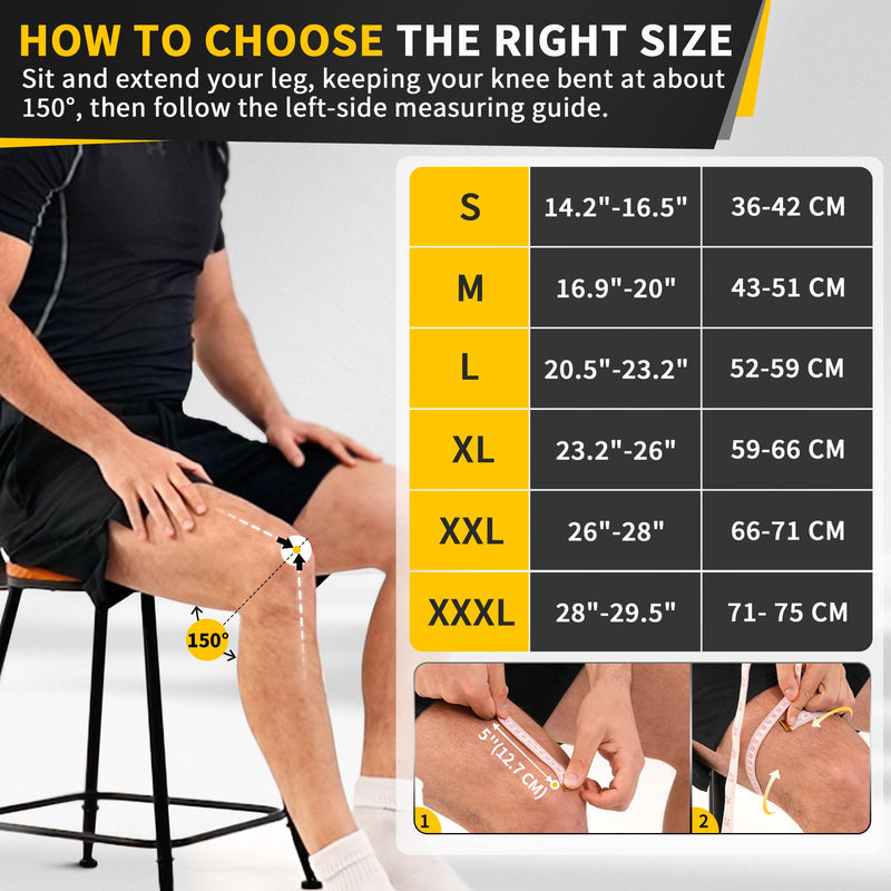 [Australia - AusPower] - CAMBIVO 2 Pack Knee Braces for Knee Pain, Knee Compression Sleeve for Men and Women, Knee Support for Meniscus Tear, Running, Weightlifting, Workout, ACL, Arthritis, Joint Pain Relief (Black,Medium) Medium Black 