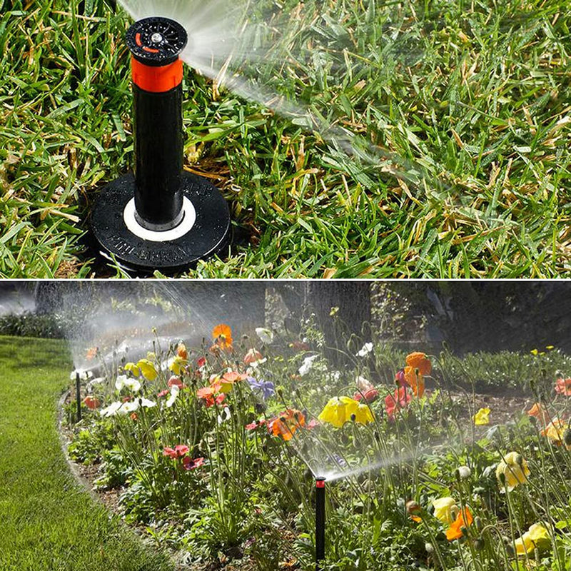 [Australia - AusPower] - Replacement Pop up Rainbird Sprinkler Heads, 16PCS Adjustable Sprinkler Nozzle Variable Arc Nozzle Irrigation Drippers Sprinklers 9.8 Feet Compatible with Hunter, Orbit Pop-up Sprinklers, (10 Van) Red 