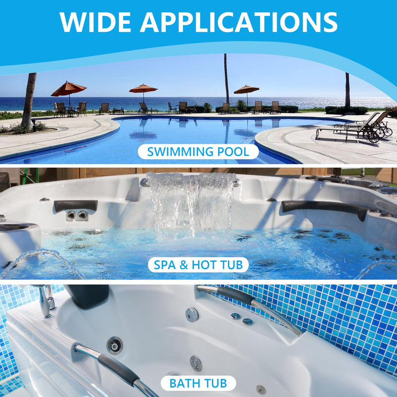 Phosphate Test Kit for Pool Hot-Tub: 50 Counts Water Phosphate Test Strips for Swimming Pool - Pool Phosphate Test Kit
