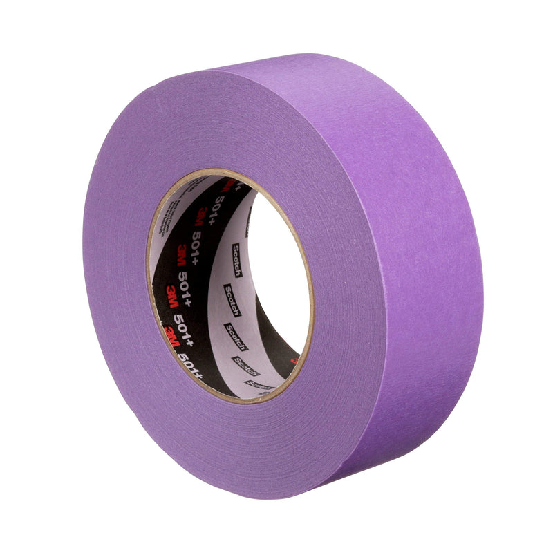 3M 501+ High Temperature Masking Tape, Purple, 1.89 in x 2.15 in – Strong Holding Power for Automotive, Specialty Vehicle and Industrial Markets