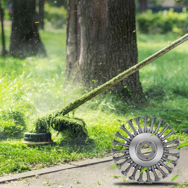 Forever Speed Weed Brush for Grass Trimmer 6 Inch 25.4 x 200 mm High Stability - Very Robust - Easy to Assemble 6 Zoll