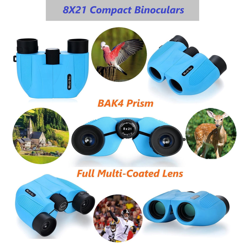 Lunar Telescope for Kids and Astronomy Beginners, Refractor Telescope with Finder Scope and 3 Eyepieces, Travel Telescope with Compact HD Binoculars for Moon Viewing Bird Watching Sightseeing F360X50+8X21 (Telescope+Binoculars)
