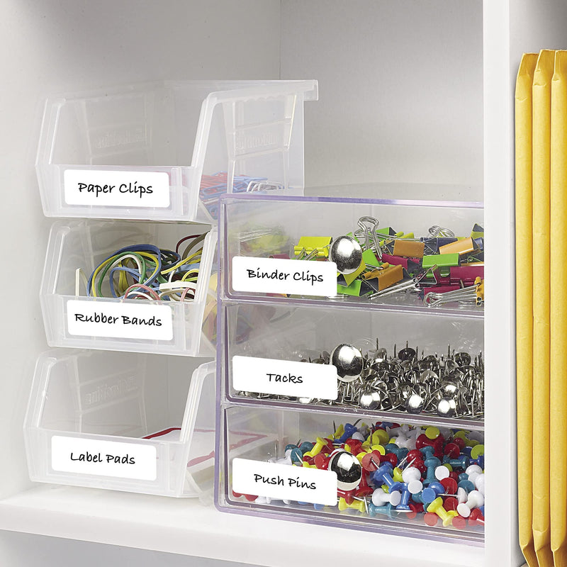 Avery Multi-Use Removable Labels, 1" x 3", Print or Write ID Labels, White, 250 Total (05436) 1" x 3" 250 labels