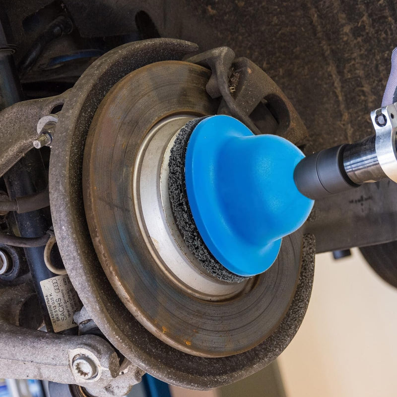 [Australia - AusPower] - Wheel Hub Grinder Car Hub Grinder Car Blue Ball Head Grinder Cup Grinder Wheel Hub Cleaning Grinding Rust Removal 150 mm for 1/2 Inch Impact Wrench 