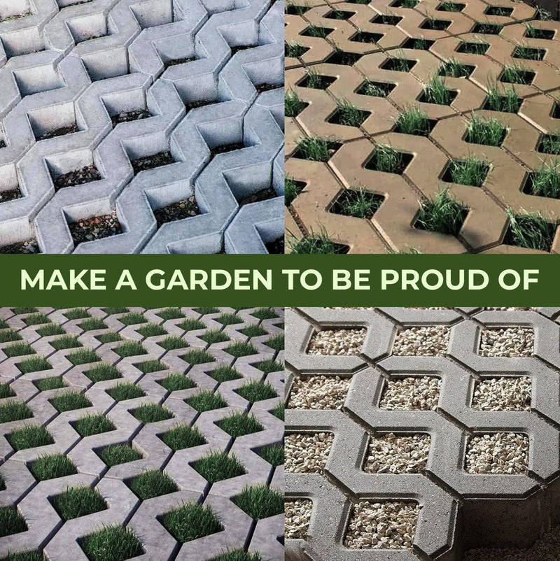 Concrete Grass Pavers Breeze Block Paving Bricks Mold ABS 2mm Parking - Plastic Mold