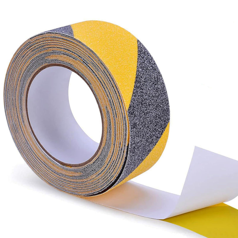 Non Slip Safety 2 Inch X 32.8ft, Grip Tape for Stairs Steps Black/Yellow