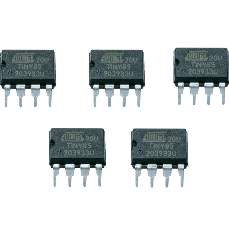 [Australia - AusPower] - 5pcs ATTINY85-20PU DIP-8 IC MCU 8BIT Microcontroller with 8KB 