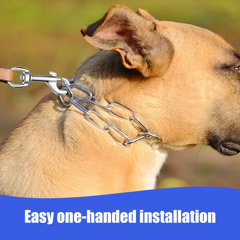[Australia - AusPower] - 32 pcs Swivel Snap Hooks for Dog Leash 2.76 Inch Heavy Duty Flag Hooks Clasp for Linking Pet Leash Multipurpose Single Ended Clip Hooks for Keychain, Camera Strap 