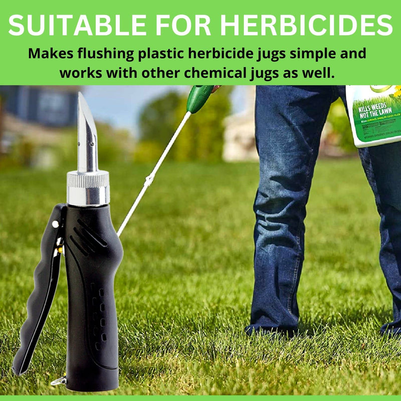 [Australia - AusPower] - Jet Rinse Triple Rinse Spray Nozzle |EPA Compliant Triple-Rinsing for Proper Disposal of Chemical Containers|Herbcide and Chemical Jug Rinse Nozzle 