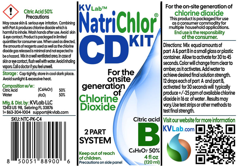 The Original CD Set with Citric Acid 4 Ounce Bottles