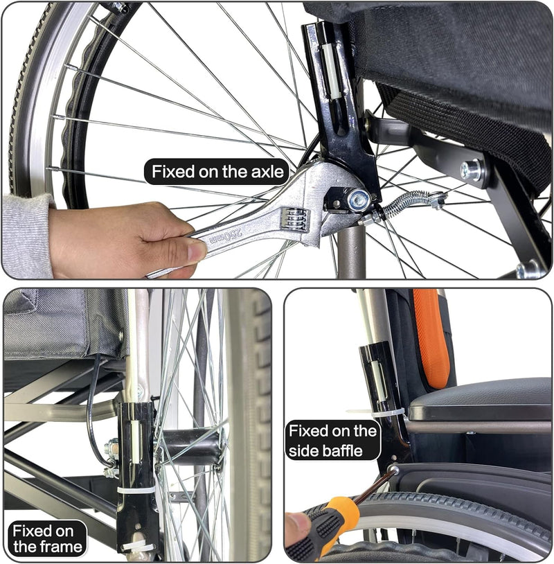 [Australia - AusPower] - Bike Safety Pole with Fiberglass Rod and Polyester Full Color Tear-Resistant Waterproof Flag, Orange Reflective Safety Flag for Cycling 1 