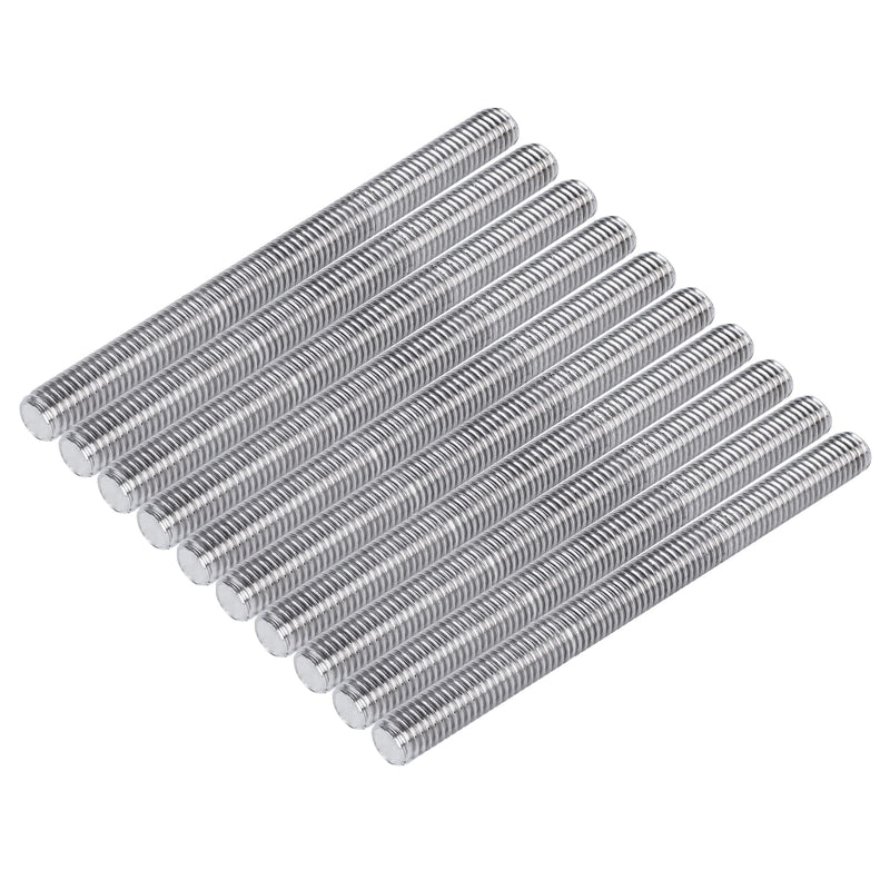 [Australia - AusPower] - M10 x 150 mm 1.5mm Pitch 304 Stainless Steel Fully Threaded Rods Fasteners Pack of 5 