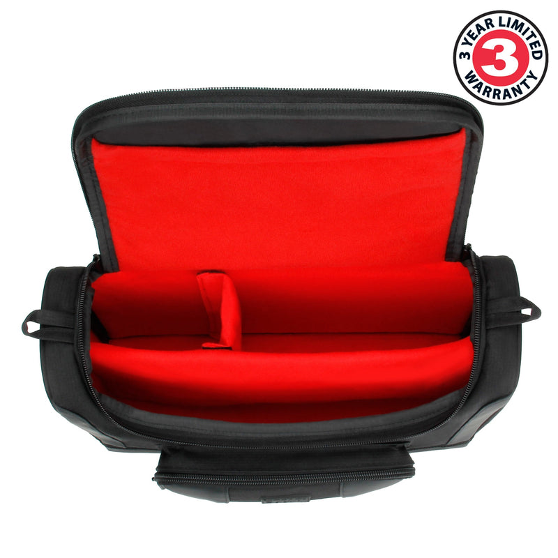 [Australia - AusPower] - USA GEAR Mini Projector Case S7 Pro Portable Projector Bag Carrying Case with Accessory Storage Red 