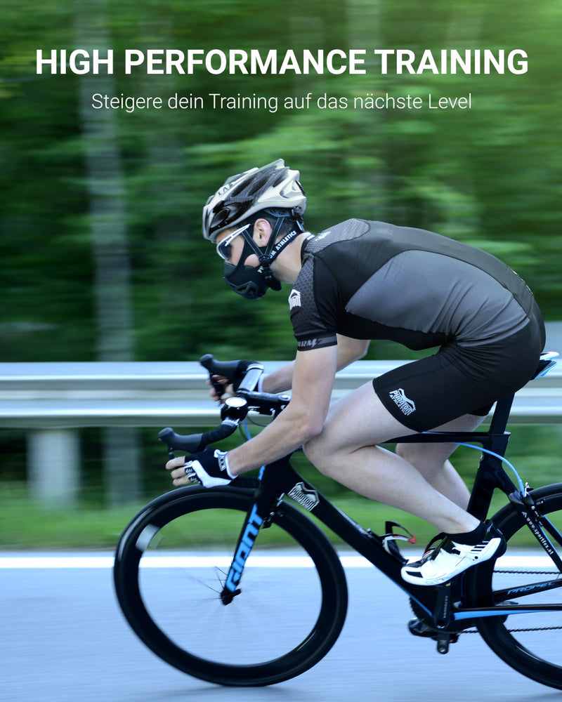 Phantom Athletics Training Mask - Endurance Training for More Performance in Sports M Black